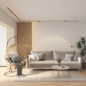 DK5072-SB Бра SHINE WALL со светодиодом, D104*H68, IP20, 3000К, 3W, RA?90, сатинированная латунь, алюминий в Первоуральске - pervouralsk.mebel24.online | фото 8