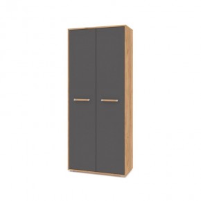 ФЛОРИДА Ф20 Шкаф 2-х створчаты (дуб золотой/графит) в Первоуральске - pervouralsk.mebel24.online | фото