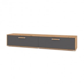 ФЛОРИДА Ф32 Тумба ТВ (дуб золотой/графит) в Первоуральске - pervouralsk.mebel24.online | фото