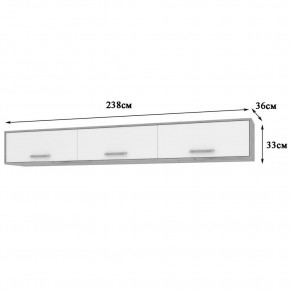 ФЛОРИДА Гостиная (модульная) дуб золотой/графит в Первоуральске - pervouralsk.mebel24.online | фото 12