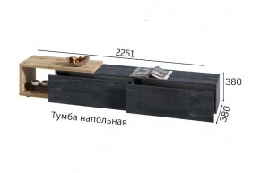 ХЛОЯ Гостиная (Дуб Вотан/Обсидиан) модульная в Первоуральске - pervouralsk.mebel24.online | фото 9