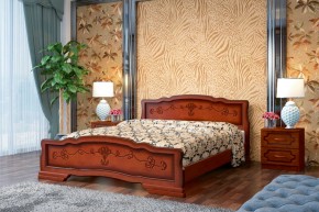 КАРИНА-6 Кровать из массива 1200 (Орех) в Первоуральске - pervouralsk.mebel24.online | фото
