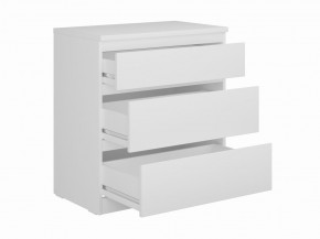 Комод КАСТОР с тремя ящиками, цвет белый в Первоуральске - pervouralsk.mebel24.online | фото 2