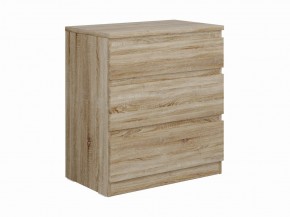 Комод КАСТОР с тремя ящиками, цвет Дуб Сонома в Первоуральске - pervouralsk.mebel24.online | фото