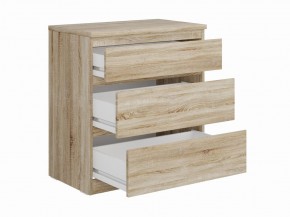 Комод КАСТОР с тремя ящиками, цвет Дуб Сонома в Первоуральске - pervouralsk.mebel24.online | фото 2