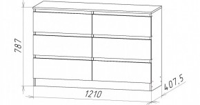 НИЦЦА-7 Комод (НЦ.07) в Первоуральске - pervouralsk.mebel24.online | фото 3