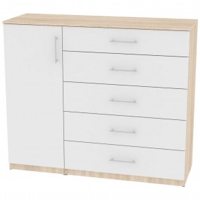 Комод "Калисто (K40)" ручка рейлинг (ДСС-Белый) в Первоуральске - pervouralsk.mebel24.online | фото
