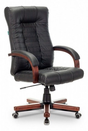 Кресло для руководителя KB-10WALNUT/B/LEATH в Первоуральске - pervouralsk.mebel24.online | фото
