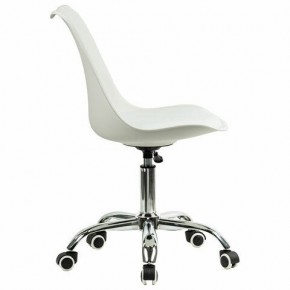 Кресло стул BRABIX "Eames MG-310 CH", хром, пластик белый, экокожа белая, 532923 в Первоуральске - pervouralsk.mebel24.online | фото 3