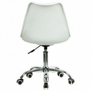 Кресло стул BRABIX "Eames MG-310 CH", хром, пластик белый, ткань серая, 532924 в Первоуральске - pervouralsk.mebel24.online | фото 4