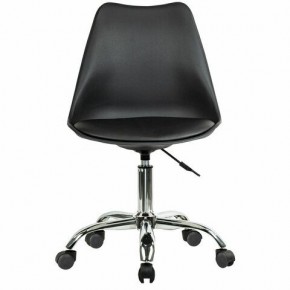 Кресло стул BRABIX "Eames MG-310 CH", хром, пластик черный, экокожа черная, 532925 в Первоуральске - pervouralsk.mebel24.online | фото 1