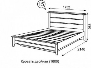 Кровать 1600 с ПМ София 15 в Первоуральске - pervouralsk.mebel24.online | фото 3