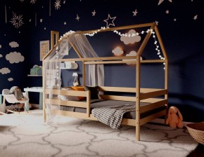 Кровать-домик 80*190 без покраски (без ящиков) в Первоуральске - pervouralsk.mebel24.online | фото