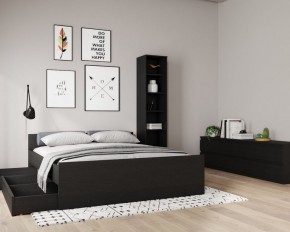 Кровать ОРИОН двухспальная с ортопедическим основанием 160х200, цвет Дуб Венге в Первоуральске - pervouralsk.mebel24.online | фото 3