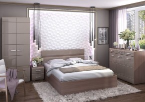 Кровать Вегас 1,6м Шимо темный в Первоуральске - pervouralsk.mebel24.online | фото 2