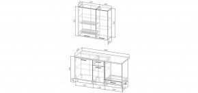 Кухонный гарнитур Антик 1600 h950 (Стол. 38мм) в Первоуральске - pervouralsk.mebel24.online | фото 2