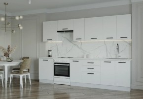 Кухонный гарнитур Белый Глянец 3000 (Стол. 38мм) в Первоуральске - pervouralsk.mebel24.online | фото