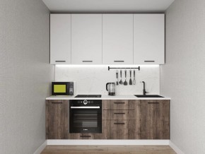 Кухонный гарнитур Старое Дерево 2200 h950 (Стол. 38мм) в Первоуральске - pervouralsk.mebel24.online | фото