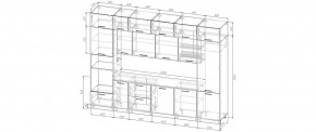 Кухонный гарнитур Старое Дерево 3400 (Стол. 26мм) в Первоуральске - pervouralsk.mebel24.online | фото 2
