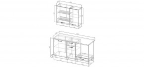 Кухонный гарнитур Виола 1600 (Стол. 38мм) в Первоуральске - pervouralsk.mebel24.online | фото 2