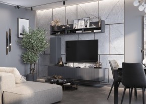 КВИНТА Гостиная 1600 (темно серый) в Первоуральске - pervouralsk.mebel24.online | фото 1
