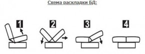 ЛАУРА ЛЮКС Диван Лаура Люкс БД+2подушки в Первоуральске - pervouralsk.mebel24.online | фото 7