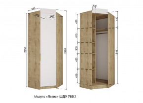 ЛАВИС Детская (модульная) белый/роза-белый софт/ручка золотая в Первоуральске - pervouralsk.mebel24.online | фото 11