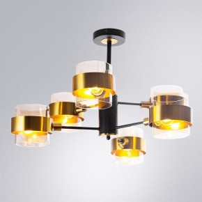 Люстра на штанге Arte Lamp Carlo A8205SP-6BK в Первоуральске - pervouralsk.mebel24.online | фото 2
