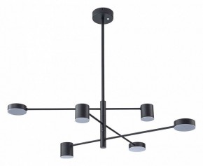 Люстра на штанге Arte Lamp Stanley A2476PL-40BK в Первоуральске - pervouralsk.mebel24.online | фото