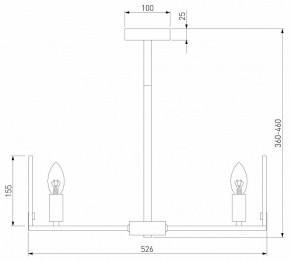 Люстра на штанге Eurosvet Marble 60158/5 латунь в Первоуральске - pervouralsk.mebel24.online | фото 3