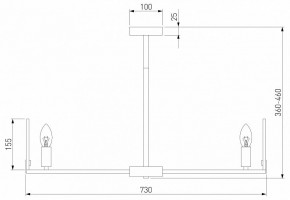 Люстра на штанге Eurosvet Marble 60158/7 латунь в Первоуральске - pervouralsk.mebel24.online | фото 2