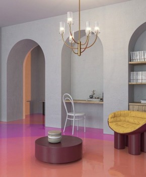 Люстра на штанге Maytoni Arco MOD223PL-06BS в Первоуральске - pervouralsk.mebel24.online | фото 5