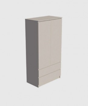 МОРИ МШ 900.1 Шкаф с 2-мя дв. и 2-мя ящ. (Сатин) в Первоуральске - pervouralsk.mebel24.online | фото 2