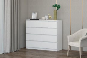 МС "Хилтон" Комод №3 1200 (8 ящ.) белый текстурный в Первоуральске - pervouralsk.mebel24.online | фото