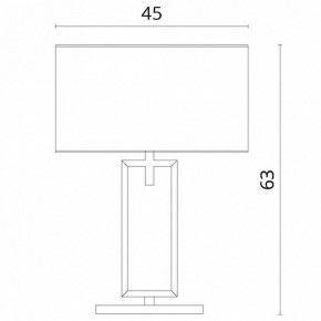 Настольная лампа декоративная Divinare Porta 5933/01 TL-1 в Первоуральске - pervouralsk.mebel24.online | фото 3