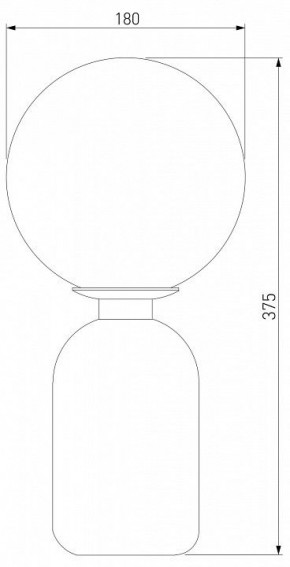 Настольная лампа декоративная Eurosvet Bubble 01197/1 белый в Первоуральске - pervouralsk.mebel24.online | фото 2