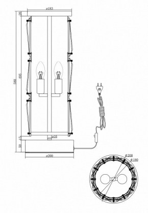 Настольная лампа декоративная Maytoni Puntes MOD043TL-02CH в Первоуральске - pervouralsk.mebel24.online | фото 4