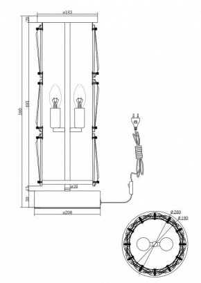 Настольная лампа декоративная Maytoni Puntes MOD043TL-02G в Первоуральске - pervouralsk.mebel24.online | фото 3