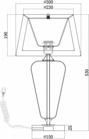 Настольная лампа декоративная Maytoni Verre Z005TL-01CH в Первоуральске - pervouralsk.mebel24.online | фото 4