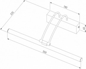 Подсветка для зеркала Elektrostandard Simple a063698 в Первоуральске - pervouralsk.mebel24.online | фото 3