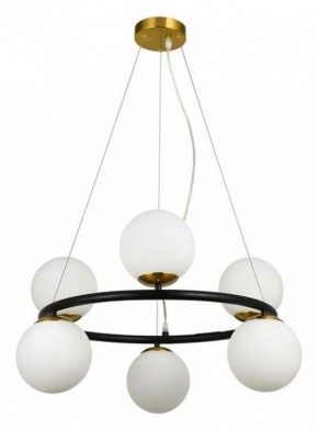 Подвесная люстра Arte Lamp Alcor A2224SP-6BK в Первоуральске - pervouralsk.mebel24.online | фото 3