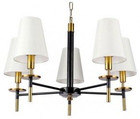 Подвесная люстра Arte Lamp Riccardo A4075LM-5BK в Первоуральске - pervouralsk.mebel24.online | фото