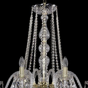 Подвесная люстра Bohemia Ivele Crystal 1402 1402/10/360/G в Первоуральске - pervouralsk.mebel24.online | фото 4