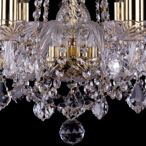 Подвесная люстра Bohemia Ivele Crystal 1402 1402/6/160/G/Leafs в Первоуральске - pervouralsk.mebel24.online | фото 3