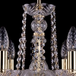 Подвесная люстра Bohemia Ivele Crystal 1402 1402/6/160/G/Leafs в Первоуральске - pervouralsk.mebel24.online | фото 4