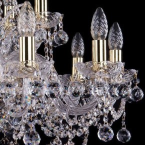 Подвесная люстра Bohemia Ivele Crystal 1411 1411/10+5/240/G/Balls в Первоуральске - pervouralsk.mebel24.online | фото 2
