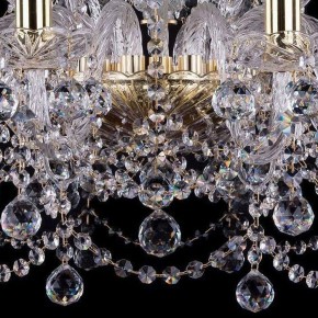 Подвесная люстра Bohemia Ivele Crystal 1411 1411/10+5/240/G/Balls в Первоуральске - pervouralsk.mebel24.online | фото 3