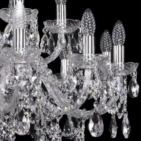 Подвесная люстра Bohemia Ivele Crystal 1411 1411/12+6/300/Ni в Первоуральске - pervouralsk.mebel24.online | фото 2