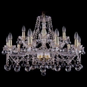 Подвесная люстра Bohemia Ivele Crystal 1413 1413/10+5/300/G/Balls в Первоуральске - pervouralsk.mebel24.online | фото
