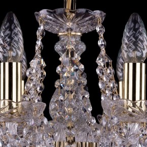 Подвесная люстра Bohemia Ivele Crystal 1413 1413/6/141/G/Leafs в Первоуральске - pervouralsk.mebel24.online | фото 4